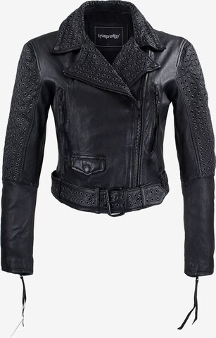 trueprodigy Between-Season Jacket 'Raven' in Black: front