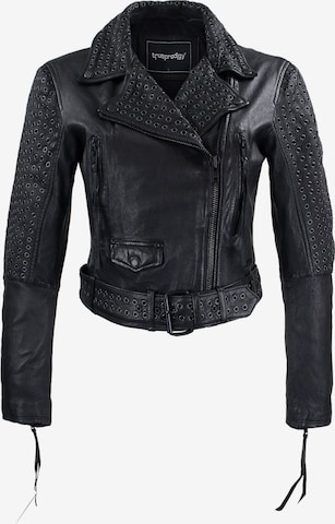 trueprodigy Jacke 'Raven' in Schwarz: predná strana