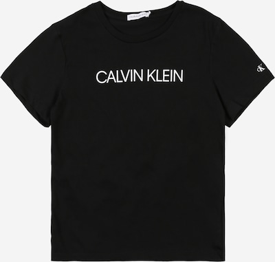 Calvin Klein Jeans Тениска 'INSTITUTIONAL' в черно / бяло, Преглед на продукта