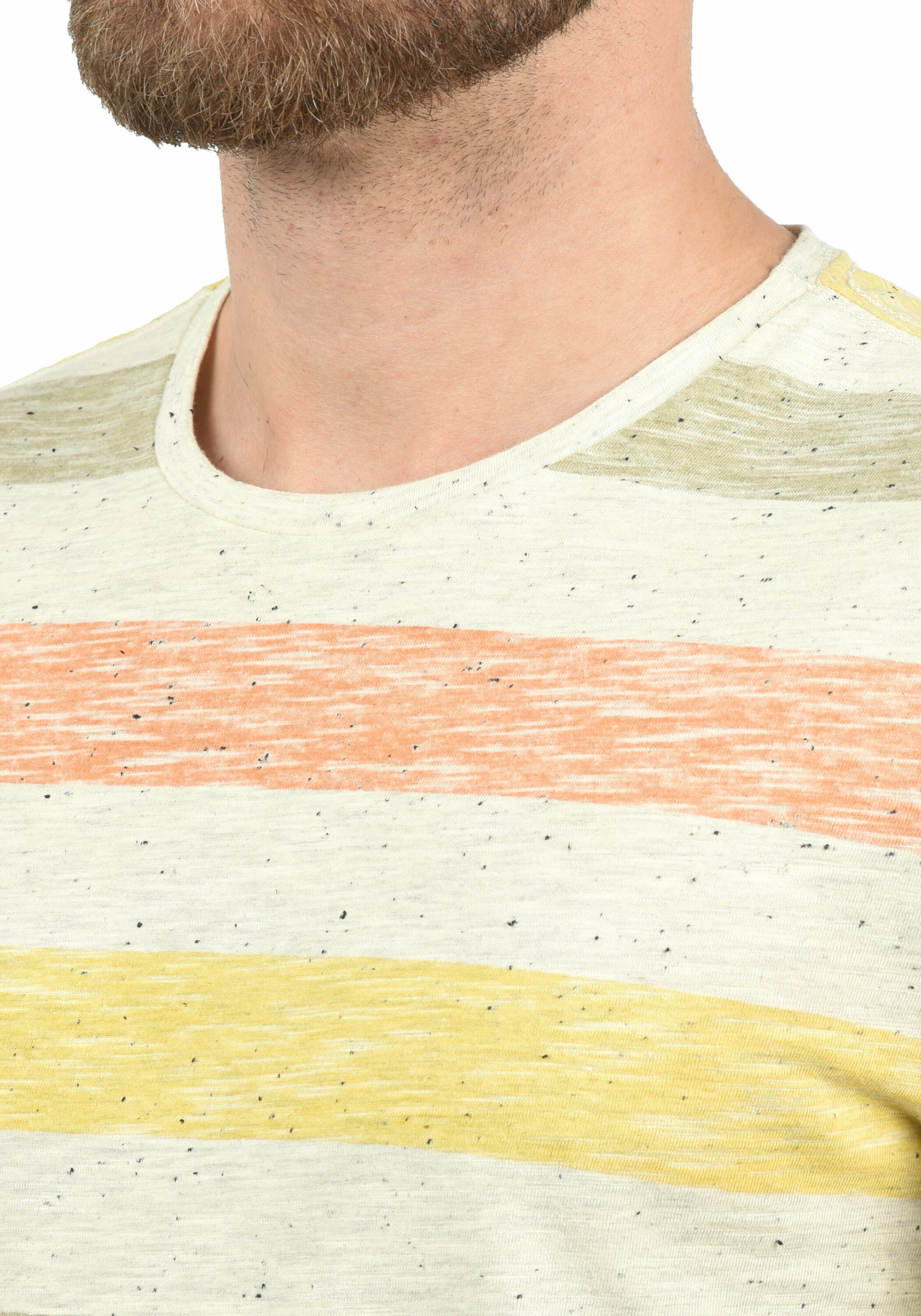 BLEND - Camisa 'Efkin' em bege: frente