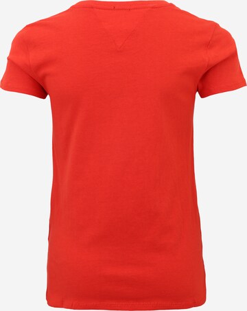 T-Shirt 'Ame' TOMMY HILFIGER en rouge : derrière