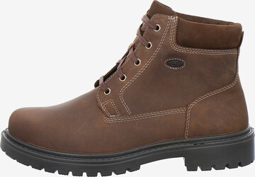 JOMOS Lace-Up Boots 'Alpina' in Brown: front