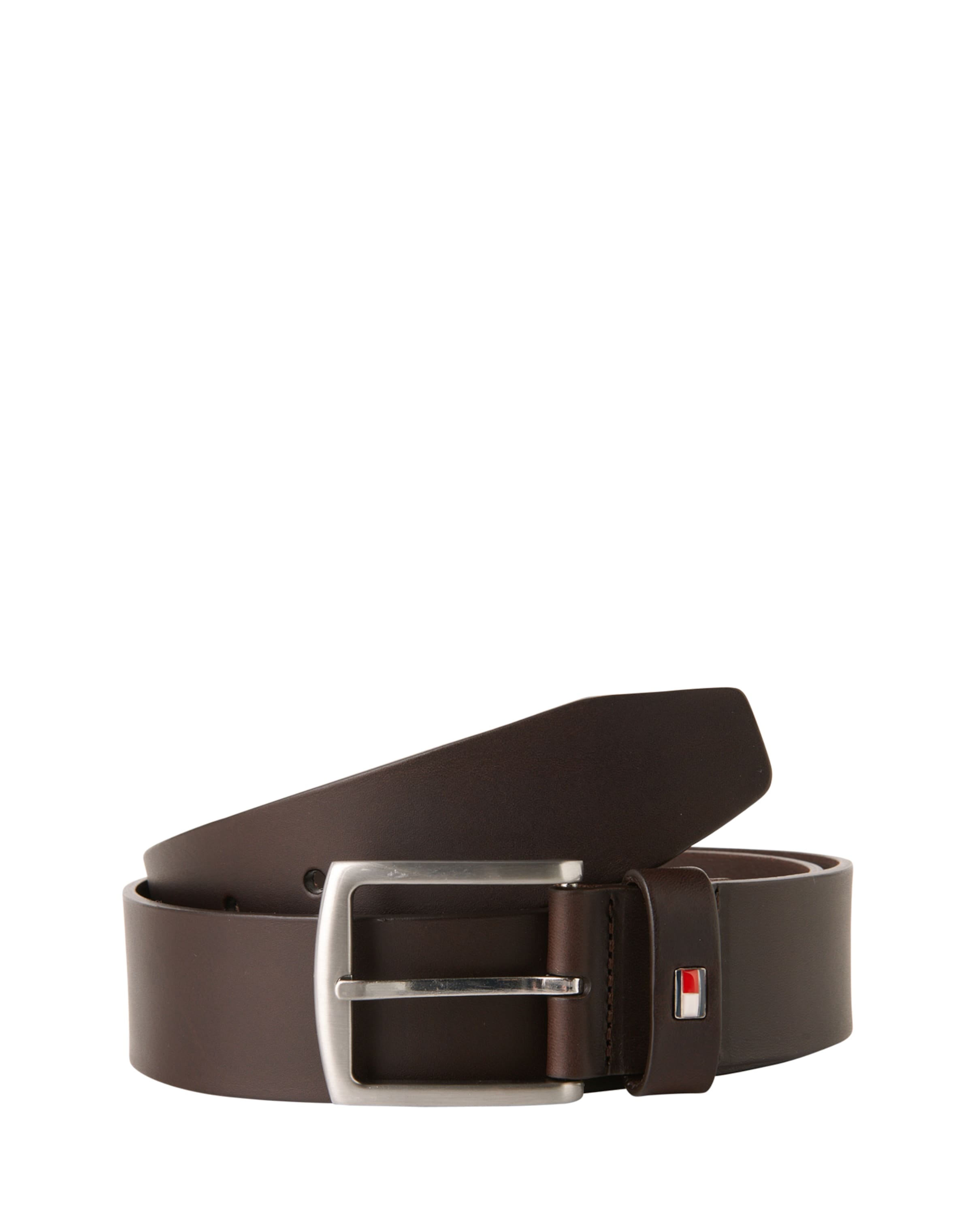 TOMMY HILFIGER Opasky 'New Denton' - Hnedá: predná strana