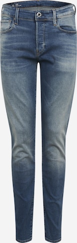 G-Star RAW Tapered Jeans in Blauw: voorkant