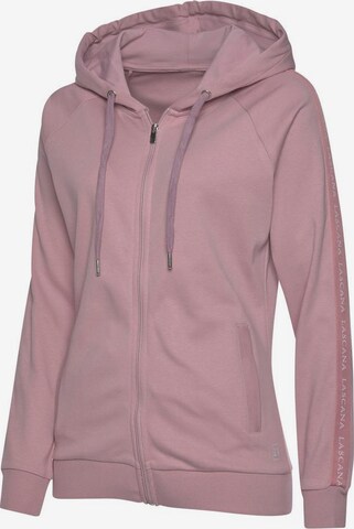 LASCANA ACTIVE Zip-Up Hoodie in Pink