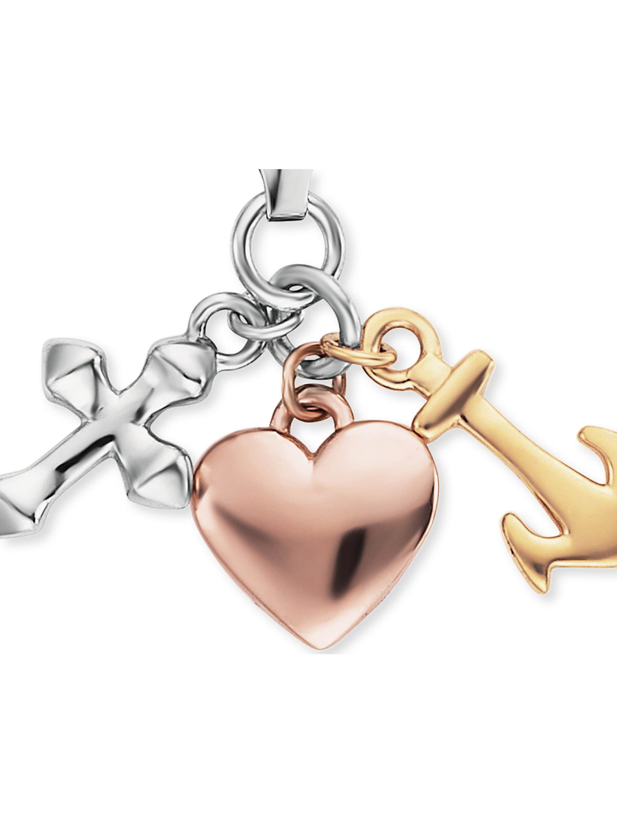 Engelsrufer Anhänger 'Glaube, Liebe & Hoffnung' in Silber