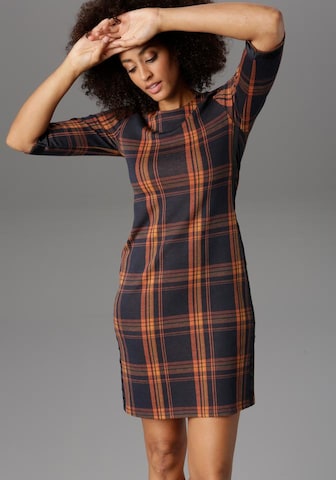 Aniston SELECTED Dress in Brown: front