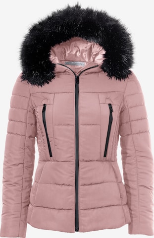 Veste d’hiver heine en rose : devant