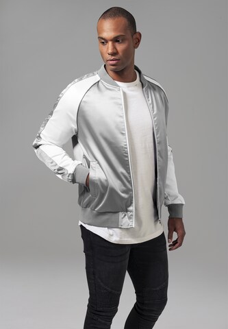 Urban Classics - Chaqueta de entretiempo en plata: frente