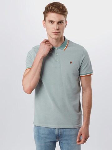 JACK & JONES Regular fit T-shirt 'Bluwin' i grön: framsida