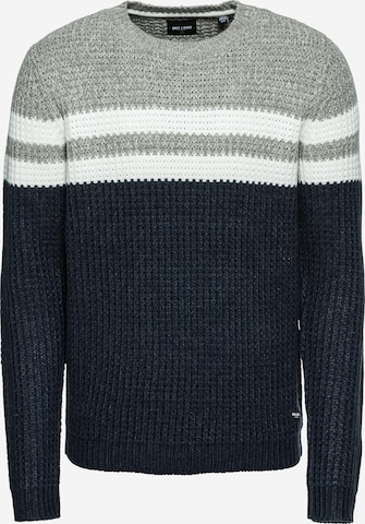 Only & Sons Trui 'onsLAZLO STRIPED CREW NECK KNIT' in Blauw: voorkant