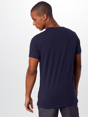 Casual Friday - Camiseta 'David' en azul: atrás