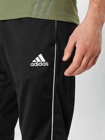 ADIDAS PERFORMANCE Slim fit Workout Pants 'Core 18' in Black