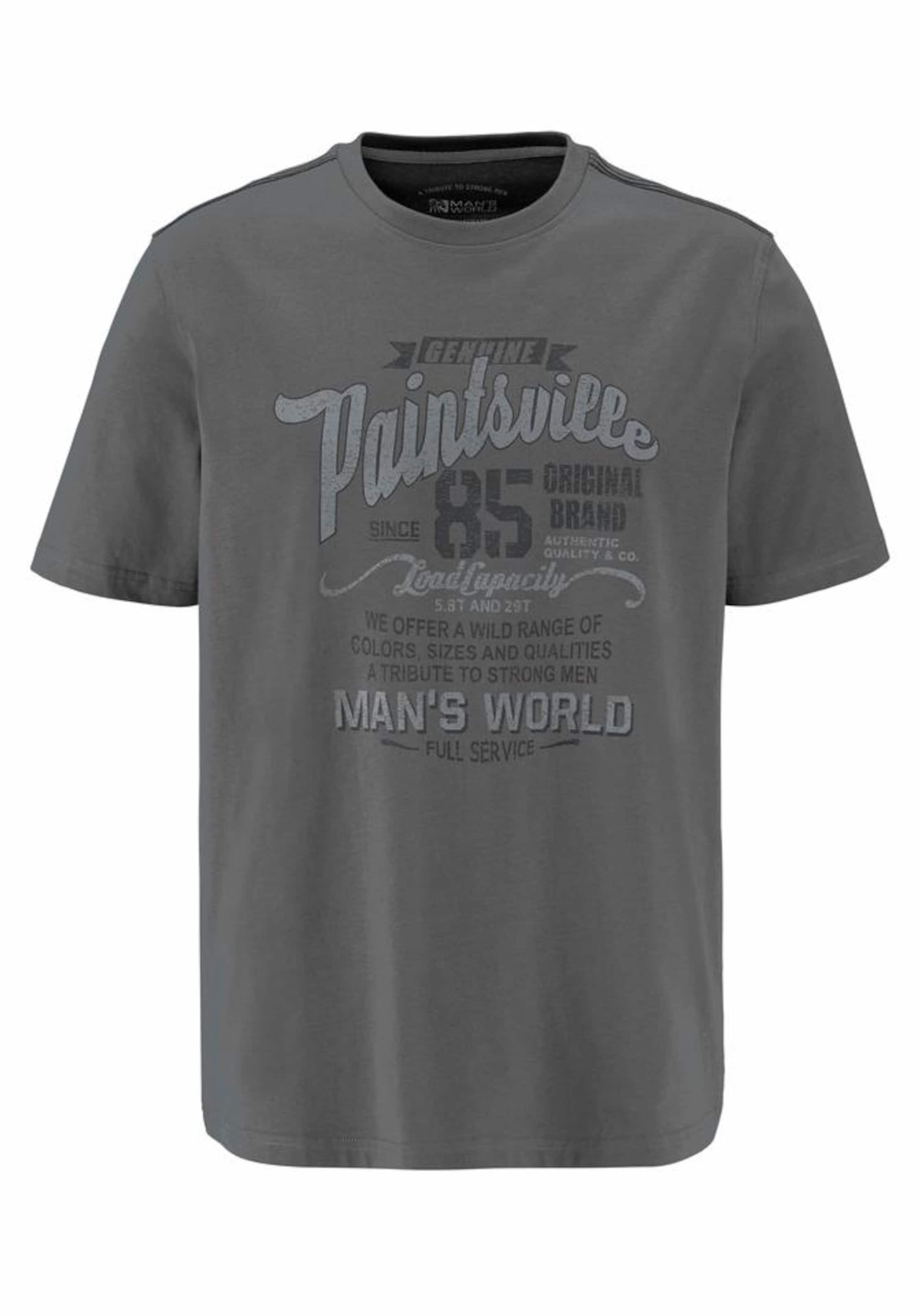Man's World Shirt in Grey: front