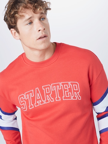 Starter Black Label Regular fit Sweatshirt i röd