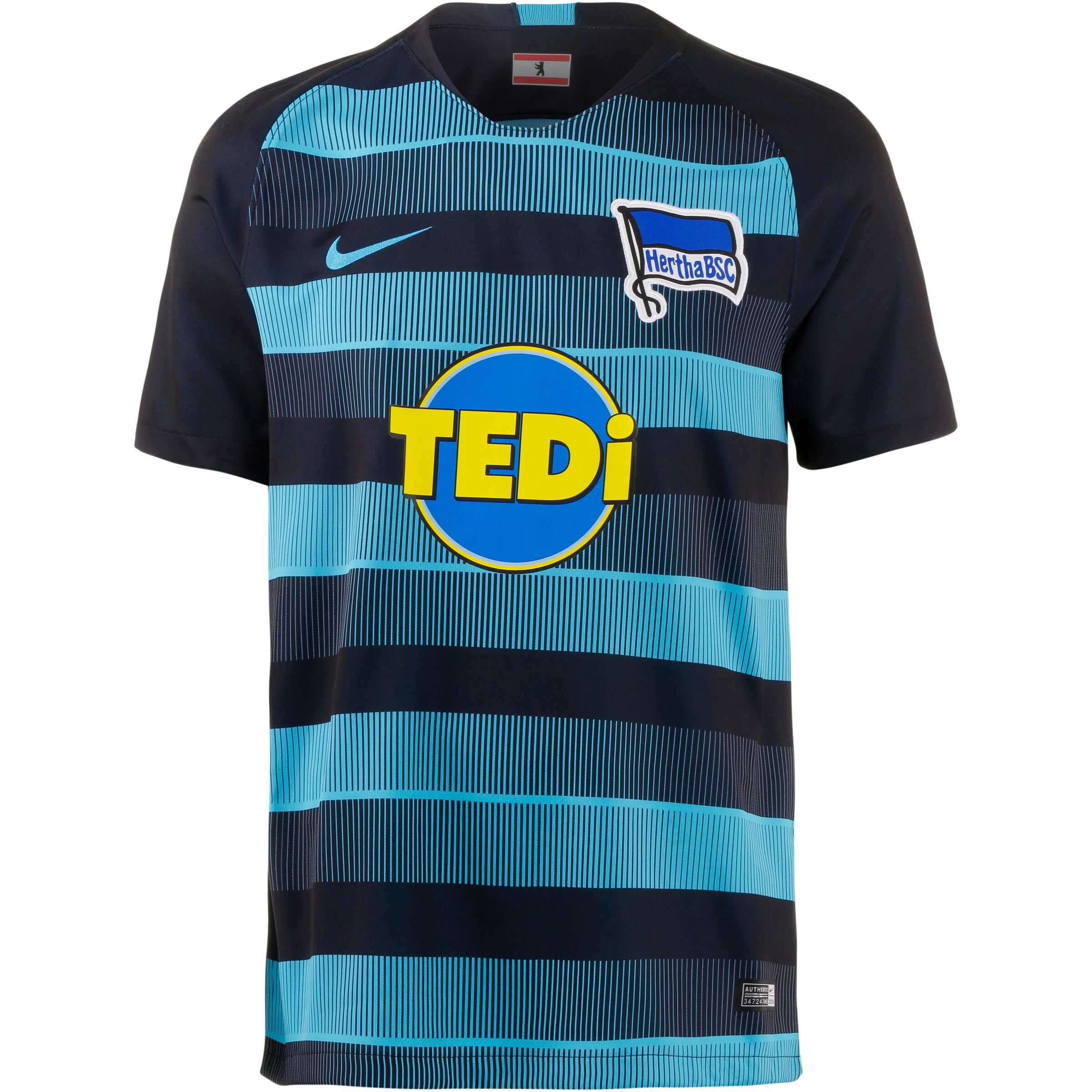 NIKE - Fußballtrikot 'Hertha BSC 18/19 Auswärts' in nachtblau