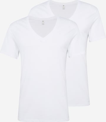 Maglietta di G-Star RAW in bianco: frontale