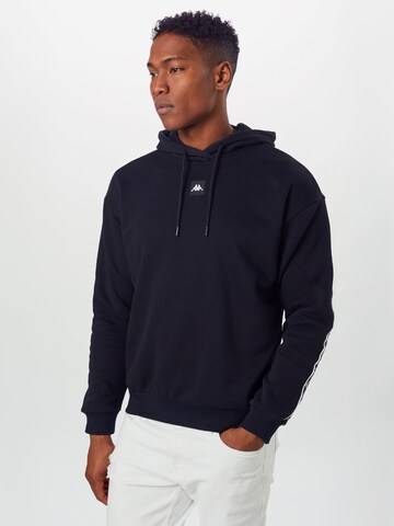 KAPPA Regular fit Sweatshirt 'GENTHI' in Zwart: voorkant