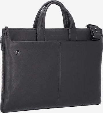 Piquadro Laptop Bag 'Black Square' in Black