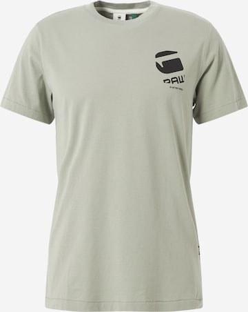 G-Star RAW Regular fit Shirt in Groen: voorkant
