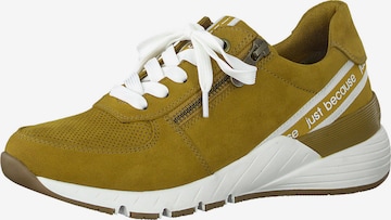 MARCO TOZZI Sneakers low i gul: forside