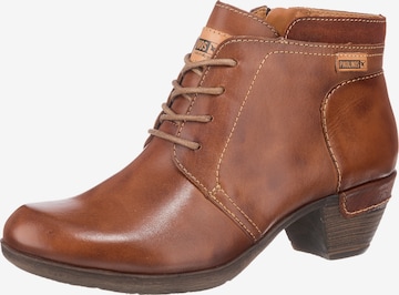 PIKOLINOS Lace-Up Ankle Boots 'Rotterdam' in Brown: front