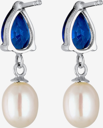 Boucles d'oreilles 'Tropfen' ELLI en bleu