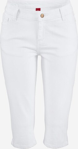 BEACH TIME Skinny Jeans in White: front