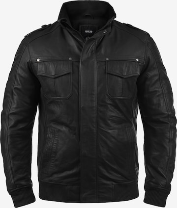 !Solid Lederjacke 'Camash' in Schwarz: predná strana