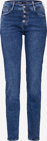 s.Oliver Regular Jeans in Blauw: voorkant