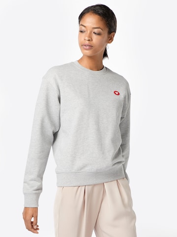 WOOD WOOD Sweatshirt 'Jess' in Grey: front