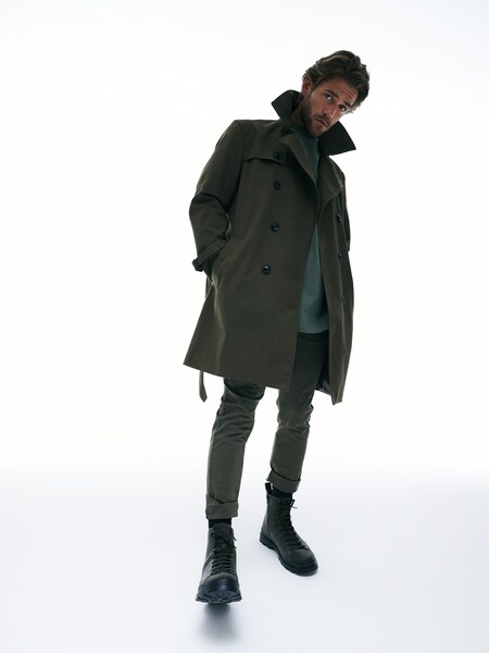 Ben Dahlhaus - Darkgreen Coat Look