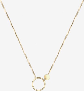 ELLI Necklace 'Geo' in Gold: front