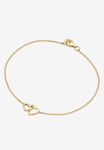 ELLI Armband 'Herzen' in Gold