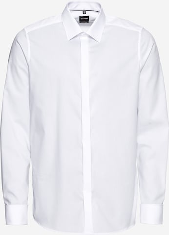 Coupe slim Chemise business 'Soiree' OLYMP en blanc : devant