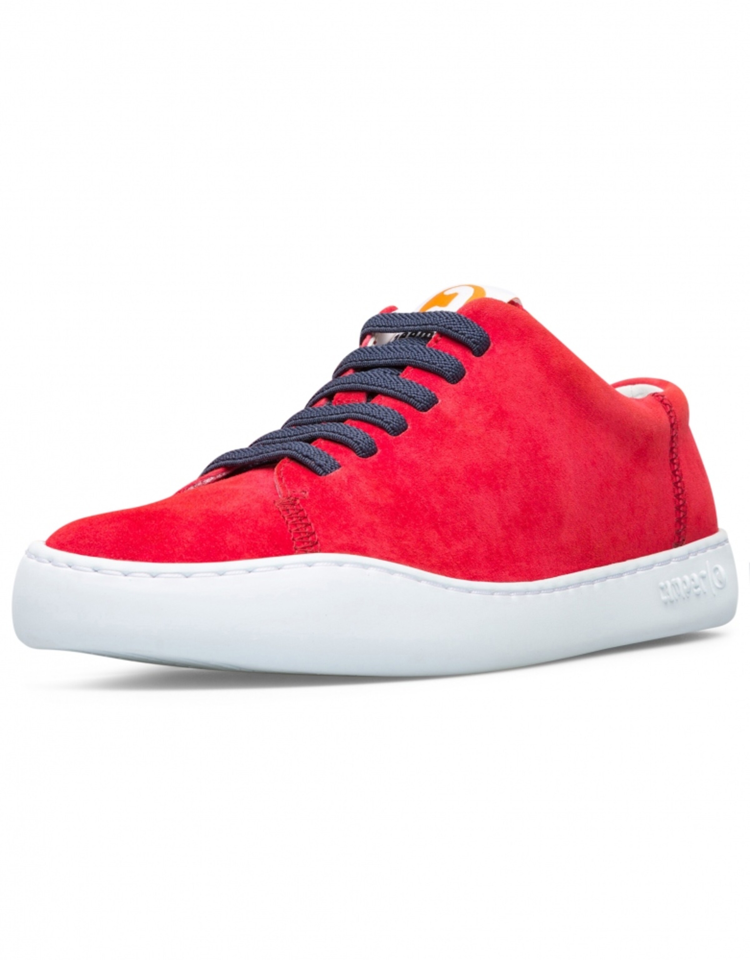 Sneaker bassa 'Peu Touring' di CAMPER in rosso: frontale
