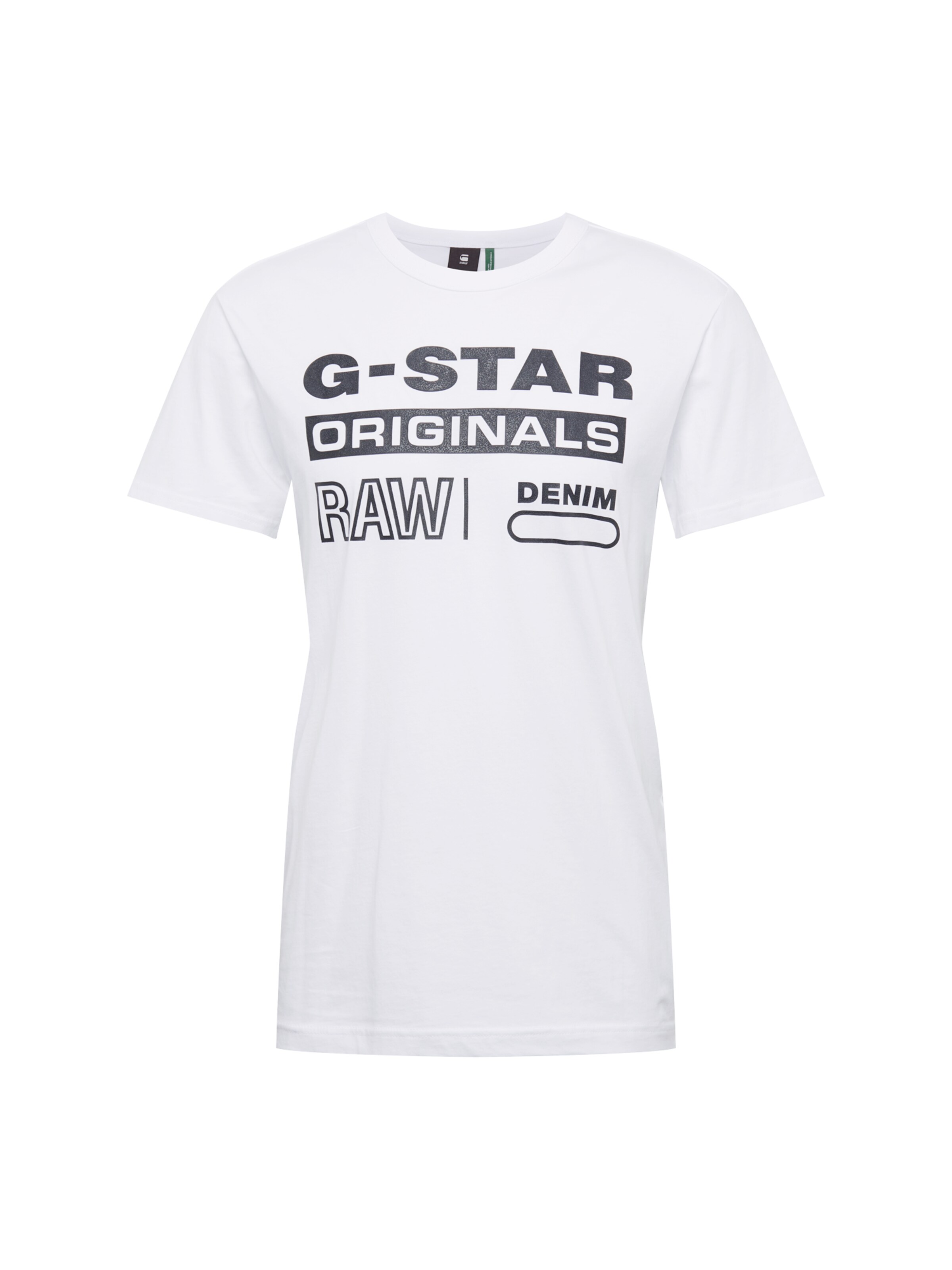 G-STAR Tričko 'Swando' – bílá: přední strana