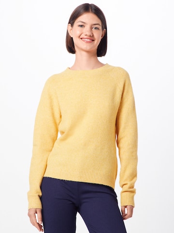 VERO MODA Sweater 'VMDoffy' in Yellow: front
