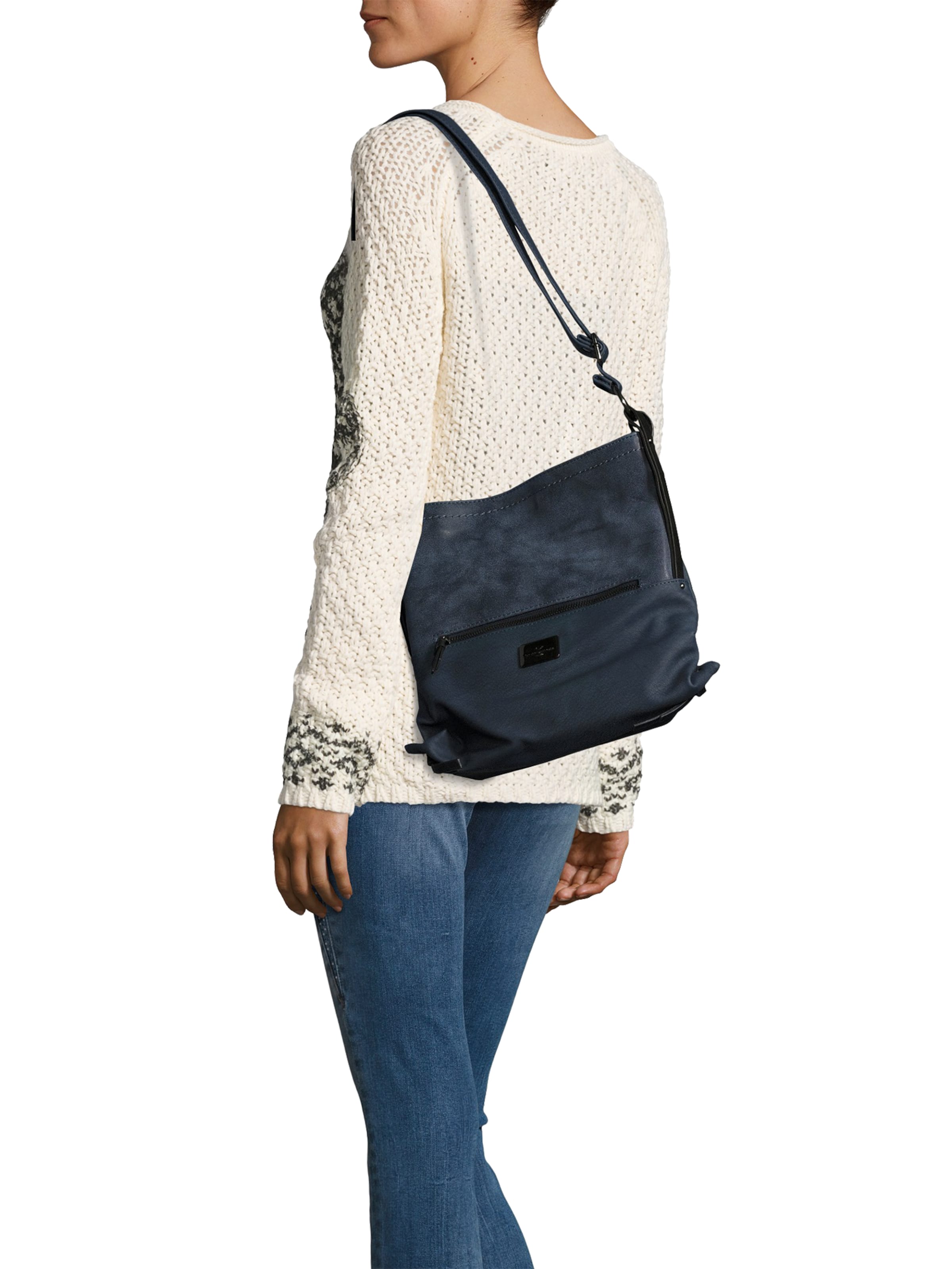 TOM TAILOR Τσάντα ώμου 'Elin' σε μπλε