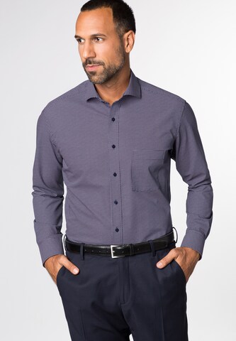 ETERNA Slim fit Business Shirt in Blue: front