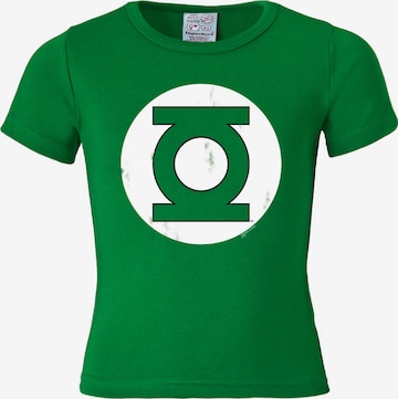 LOGOSHIRT T-Shirt 'DC Comics Green Lantern Logo' in Grün: front