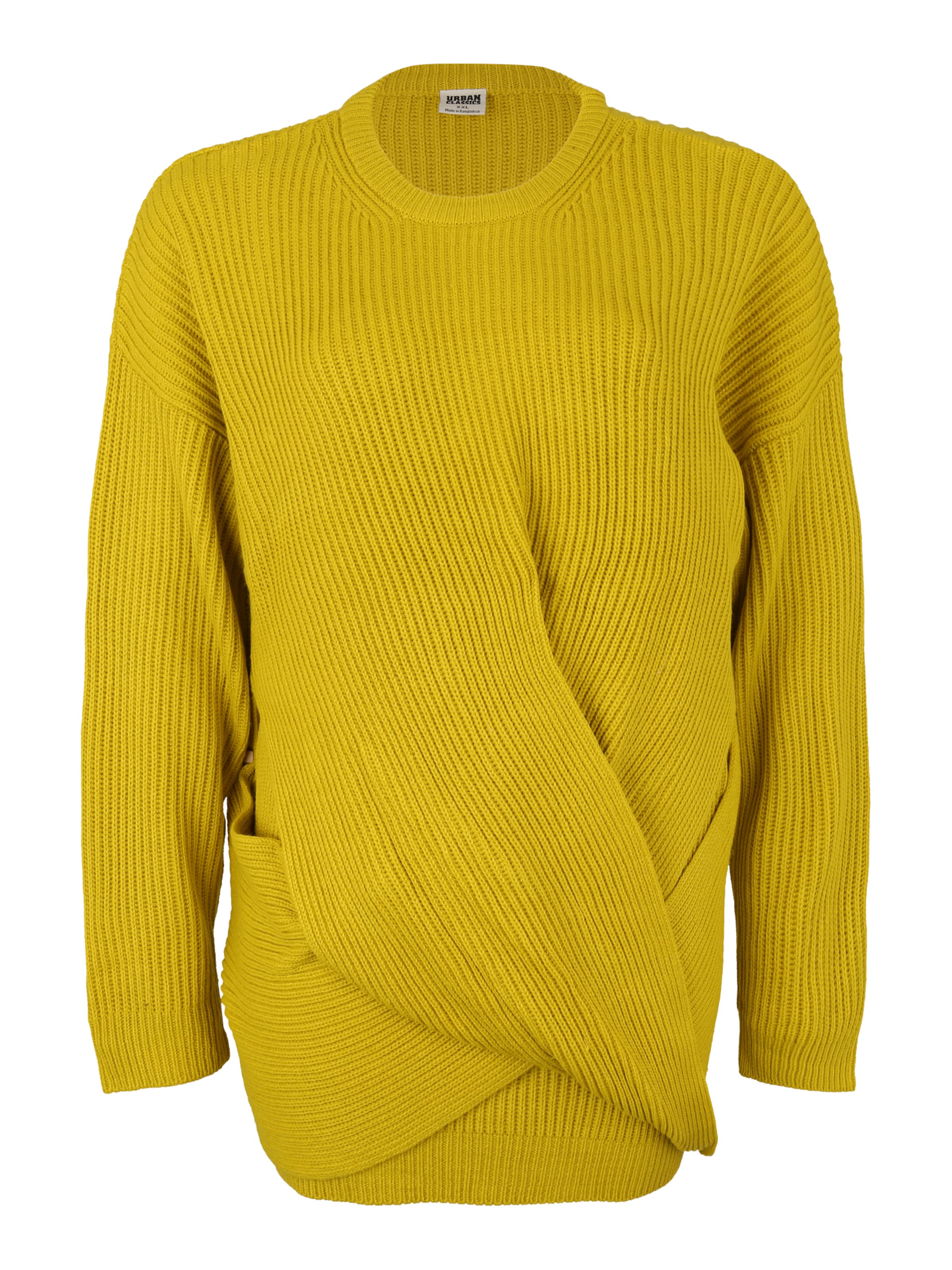 Urban Classics Sweater in Yellow: front