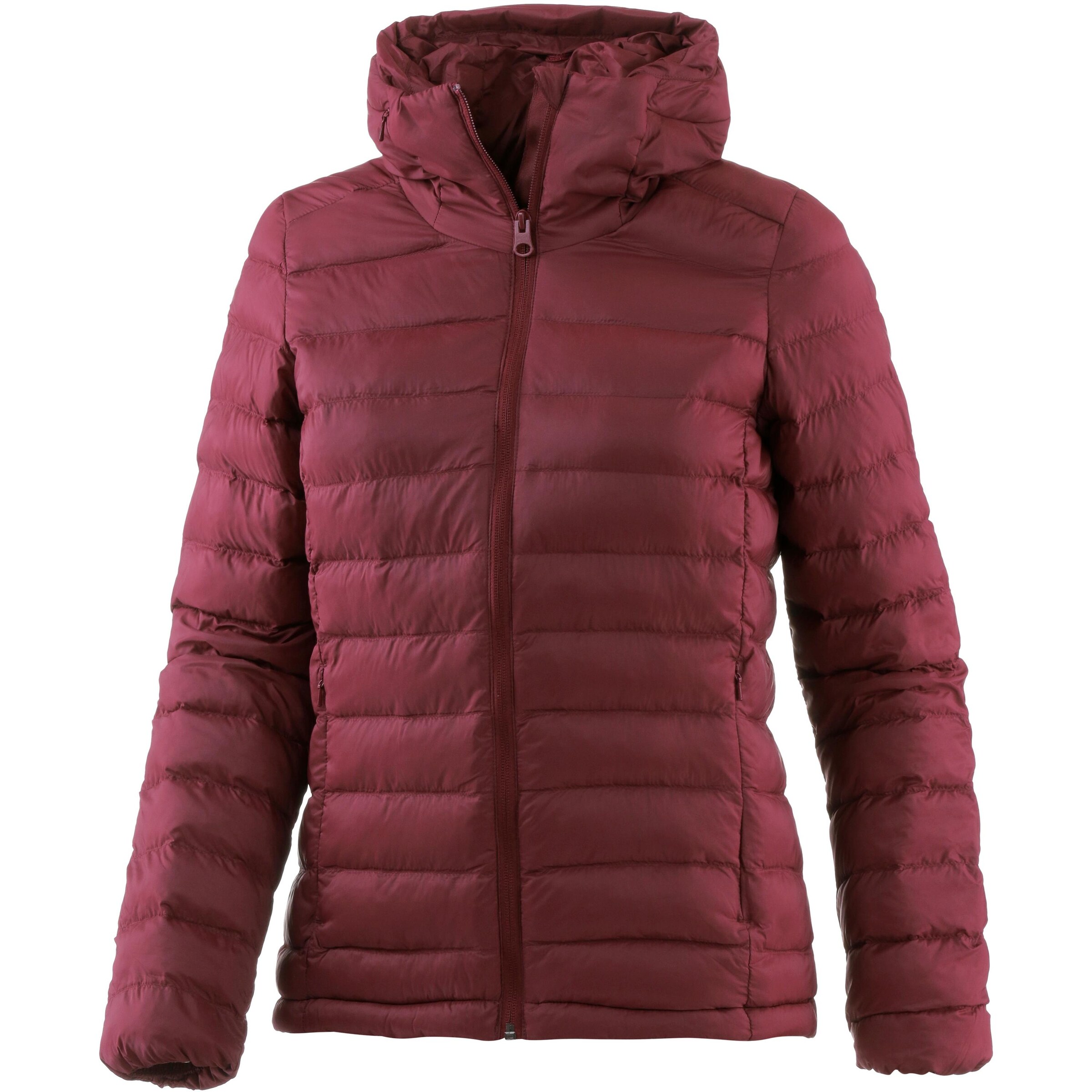 Scheck - Steppjacke Damen in weinrot