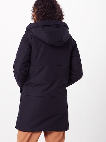 Parka d’hiver 'Tiril' elvine en noir : derrière