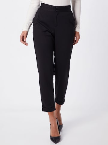 Freequent Slim fit Chino Pants 'NANNI' in Black: front