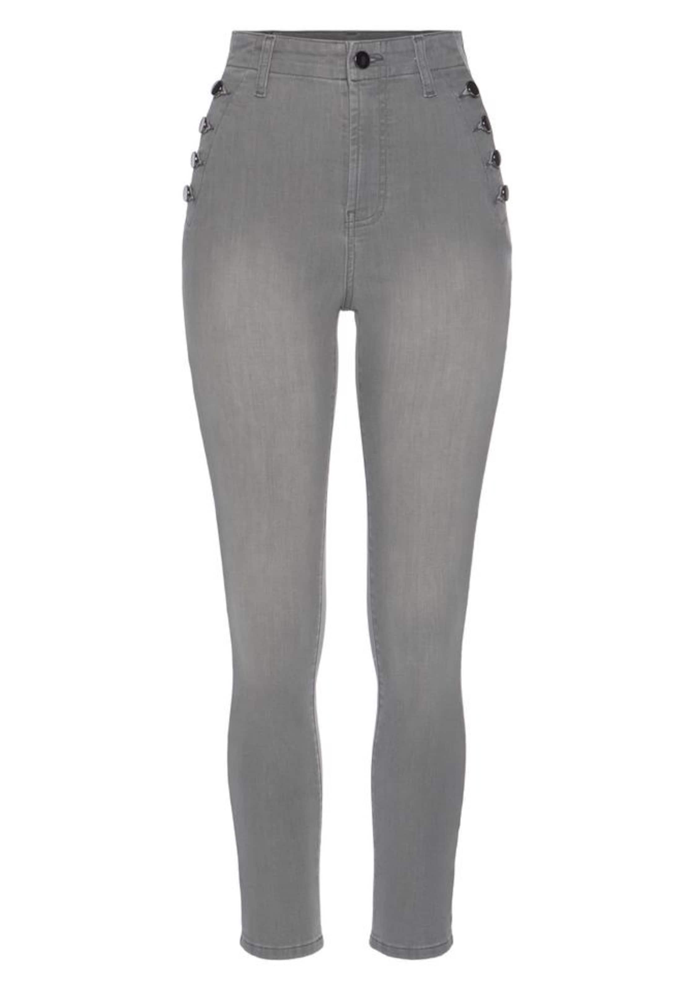 VIVANCE Skinny Jeggings 'VIVANCE' in Grey: front