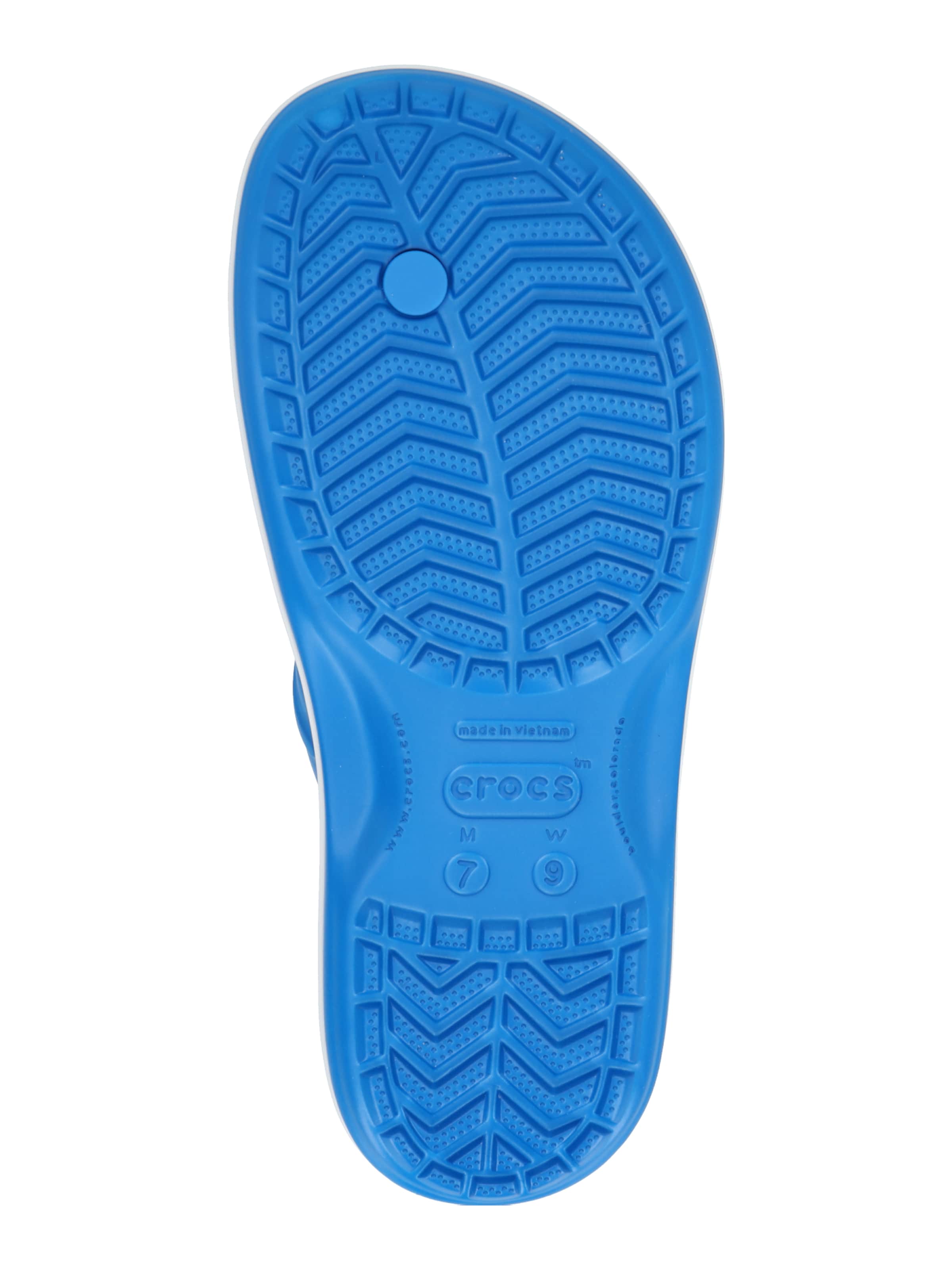 Chaussures Tongs Crocs en Bleu Roi 