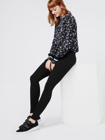 PIECES Skinny Jeggings in Schwarz