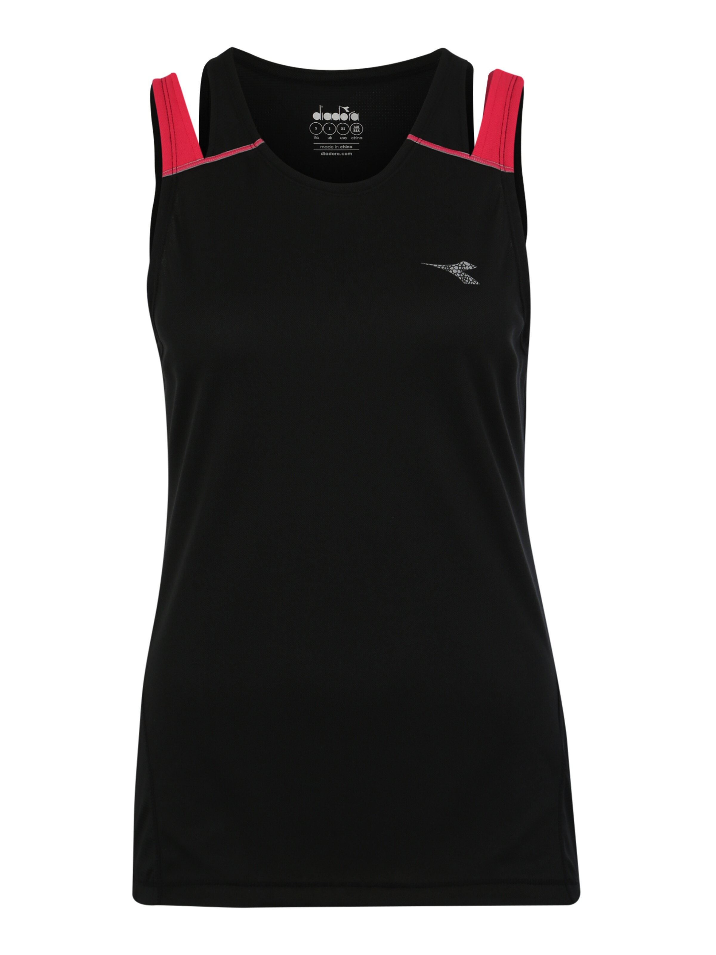 Diadora - Sporttop 'L. TANK BRIGHT SUN LOCK' in de kleur Zwart