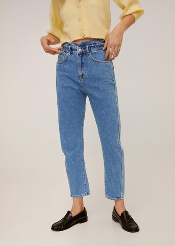 MANGO Tapered Jeans 'Slouchy' in Blau: predná strana